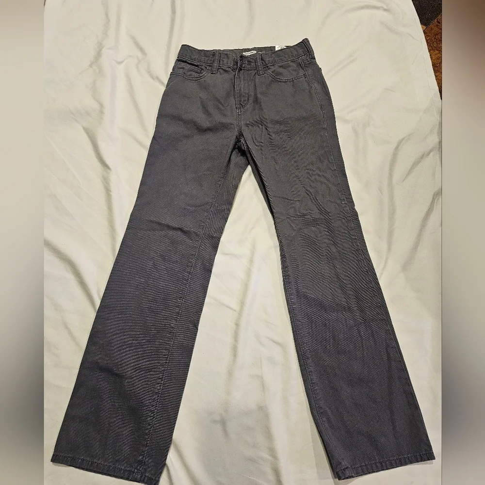 Old Navy Gray Straight-Leg Jeans/Pants- Size 14